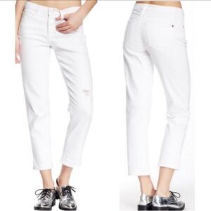 SPANX White Ankle & Cropped Jeans